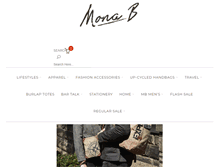 Tablet Screenshot of mona-b.com